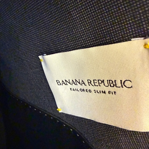 Banana Republic Nailhead Gray Suit - 44R Jacket / 36R Waist - WORN ONCE! - Picture 6 of 8